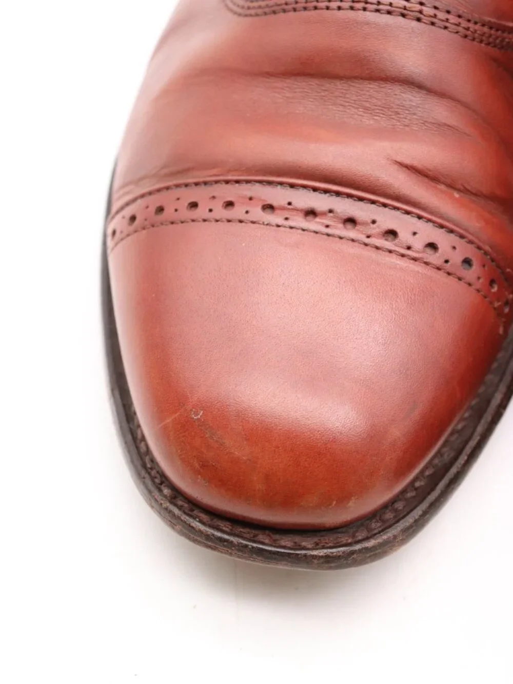 Allen Edmonds Byron Shoes Men's Size 10 EEE Brown Leather Dress Oxford USA
